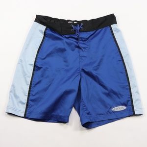 Vintage Pepsi Co Spell Out Board Shorts Blue M